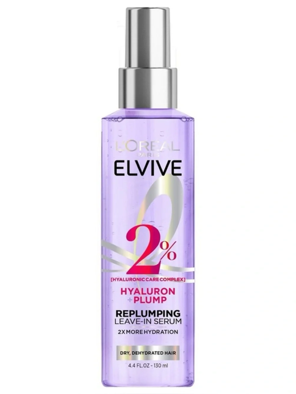 L'Oréal Elvive Hyaluron + Plump Leave-In Serum - Lavender and Silver